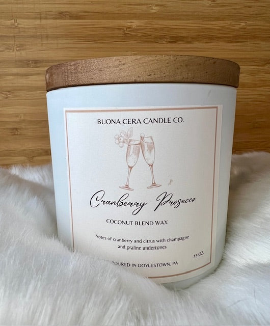 Cranberry Prosecco Candle
