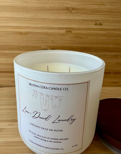 Line-Dried Laundry Candle