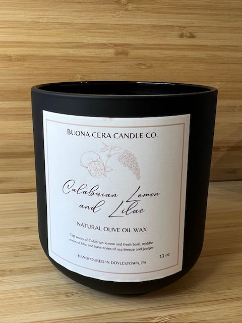 Calabrian Lemon and Lilac Candle