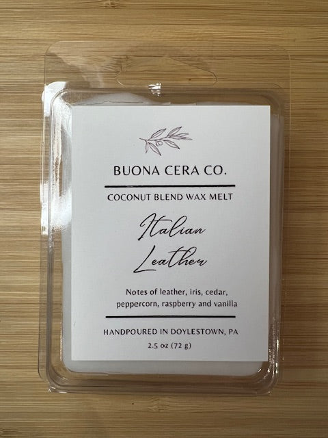 Italian Leather Wax Melt
